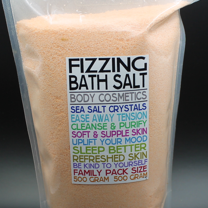 Herbal Fizzing Bath Salt 500g Orange & Ginger